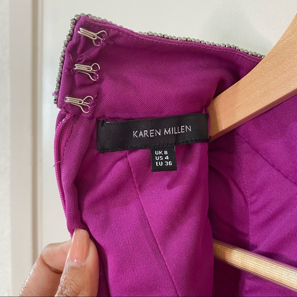 Karen Millen Embroidery And Bead Detail Dress - Picture 5 of 6